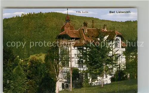 AK / Ansichtskarte Bad_Liebenzell Villa Lioba Bad_Liebenzell