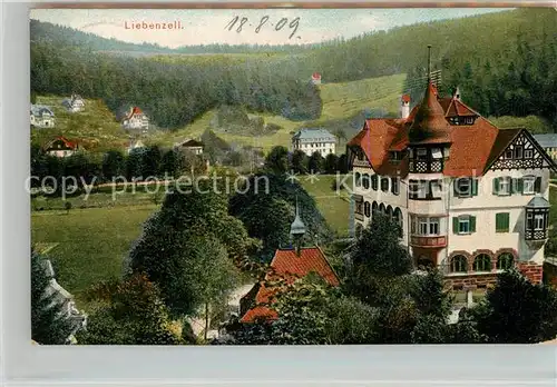 AK / Ansichtskarte Bad_Liebenzell Teilansicht mit Kurhaus Kurort im Schwarzwald Bad_Liebenzell