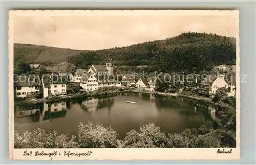 AK / Ansichtskarte Bad_Liebenzell Teilansicht mit See Kurort im Schwarzwald Bad_Liebenzell