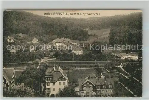 AK / Ansichtskarte Bad_Liebenzell Teilansicht mit Kurhaeusern Kurort im Schwarzwald Bad_Liebenzell