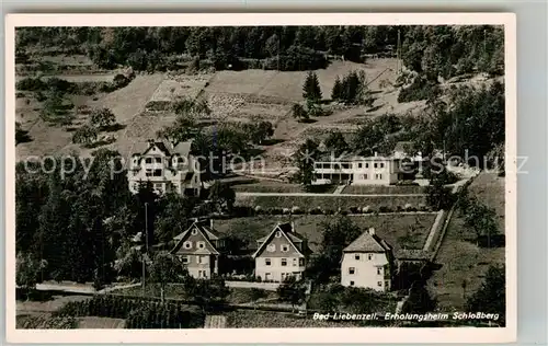 AK / Ansichtskarte Bad_Liebenzell Erholungsheim Schlossberg Kurort im Schwarzwald Bad_Liebenzell