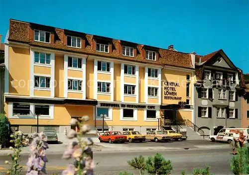 AK / Ansichtskarte Feldkirch_Vorarlberg Central Hotel Loewen Feldkirch Vorarlberg