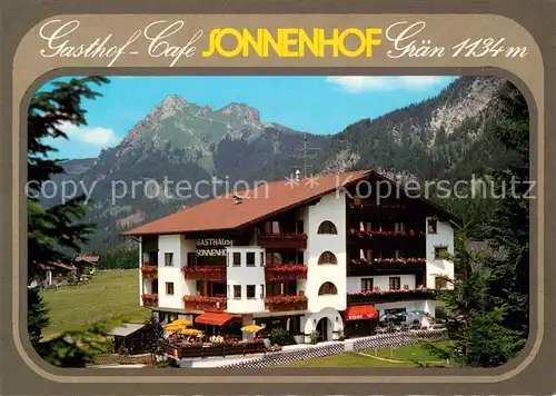 AK / Ansichtskarte Graen_Tirol Gasthof Restaurant Sonnenhof  Graen_Tirol