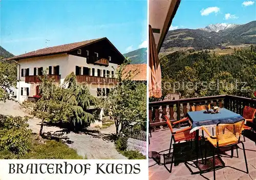 AK / Ansichtskarte Kuens Braiterhof  Kuens