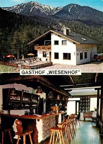 AK / Ansichtskarte Scharnitz Cafe Gasthof Wiesenhof Scharnitz