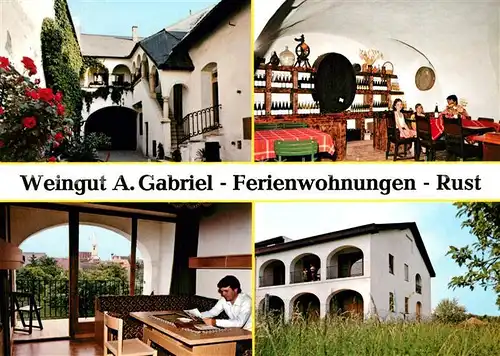 AK / Ansichtskarte Rust_Burgenland Weingut A. Gabriel Gaestehaus Ferienwohnungen Rust_Burgenland
