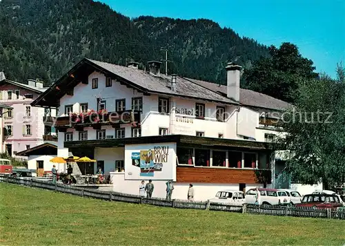 AK / Ansichtskarte St_Ulrich_Pillersee Gasthof Pension Braeu St_Ulrich_Pillersee