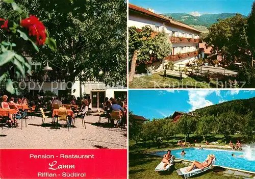 AK / Ansichtskarte Riffian_Meran Pension Restaurant Lamm  Riffian Meran