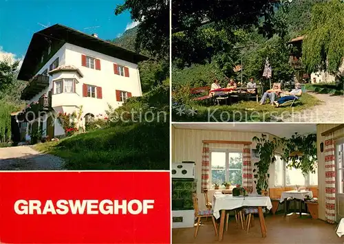 AK / Ansichtskarte Partschins_Merano_Suedtirol Grasweghof Partschins_Merano