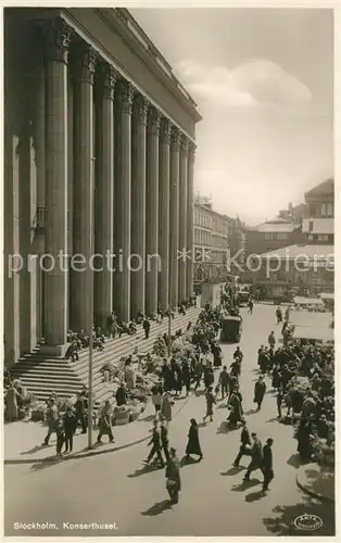 AK / Ansichtskarte Stockholm Konserthuset Stockholm