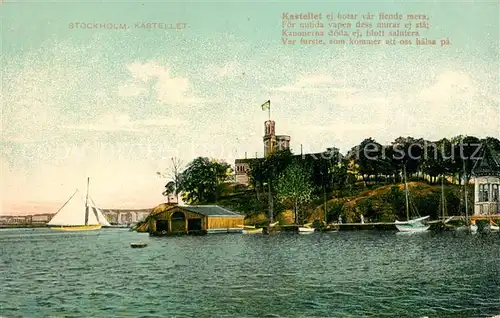 AK / Ansichtskarte Stockholm Kastellet Stockholm