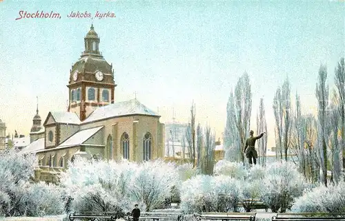 AK / Ansichtskarte Stockholm Jakobs Kyrka Stockholm