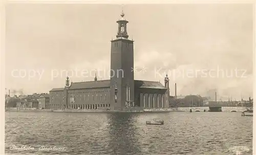 AK / Ansichtskarte Stockholm Stadshuset Stockholm