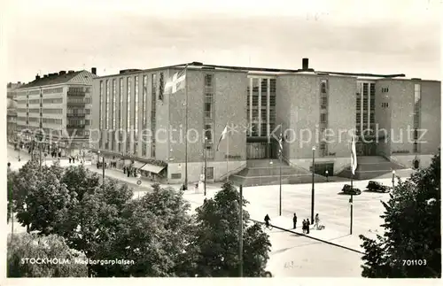 AK / Ansichtskarte Stockholm Medborgaplatsen Stockholm