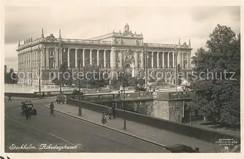 AK / Ansichtskarte Stockholm Riksdagshuset Stockholm