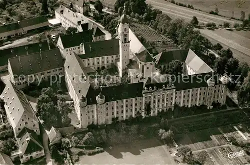 AK / Ansichtskarte Ochsenhausen Benediktiner Abtei Fliegeraufnahme Ochsenhausen