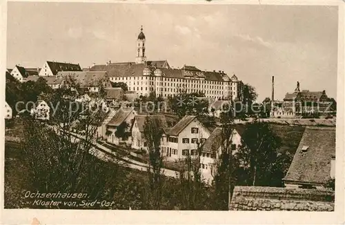AK / Ansichtskarte Ochsenhausen Kloster von Sued Ost Ochsenhausen