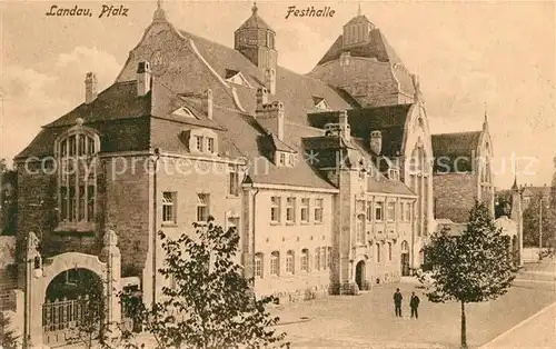 AK / Ansichtskarte Landau_Pfalz Festhalle Landau Pfalz