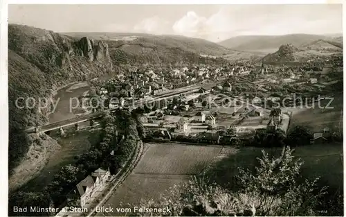 AK / Ansichtskarte Bad_Muenster_Stein_Ebernburg Blick vom Felseneck Bad_Muenster