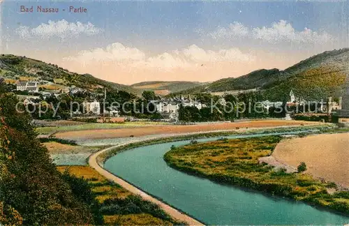 AK / Ansichtskarte Bad_Nassau Flusspartie Bad_Nassau