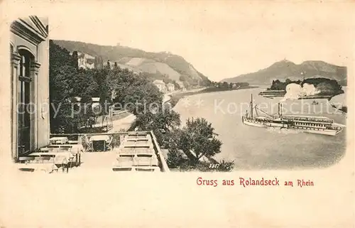 AK / Ansichtskarte Rolandseck Rheinpartie Rolandseck