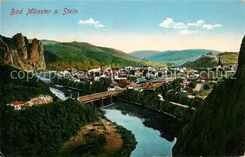 AK / Ansichtskarte Bad_Muenster_Stein_Ebernburg Fliegeraufnahme Bad_Muenster