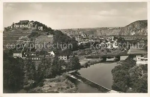 AK / Ansichtskarte Ebernburg Nahetal Fliegeraufnahme Ebernburg