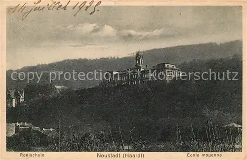 AK / Ansichtskarte Neustadt_Haardt Realschule  Neustadt_Haardt