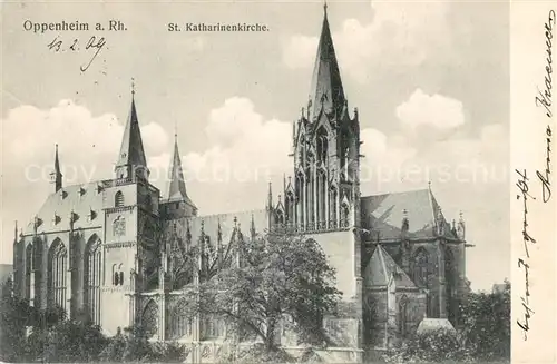 AK / Ansichtskarte Oppenheim St. Katharinenkirche Oppenheim