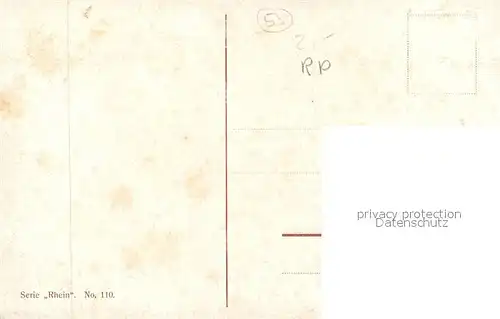 AK / Ansichtskarte Oberwesel_Rhein Rheinpartie  Oberwesel Rhein