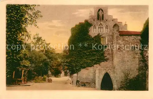 AK / Ansichtskarte Bad_Muenster_Stein_Ebernburg alte Mauern Bad_Muenster