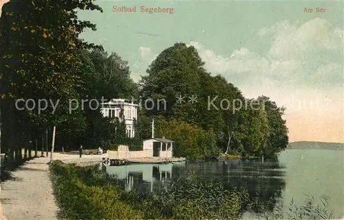 AK / Ansichtskarte Bad_Segeberg Seepartie Bad_Segeberg