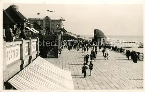 AK / Ansichtskarte Westerland_Sylt Seepromenade Westerland_Sylt