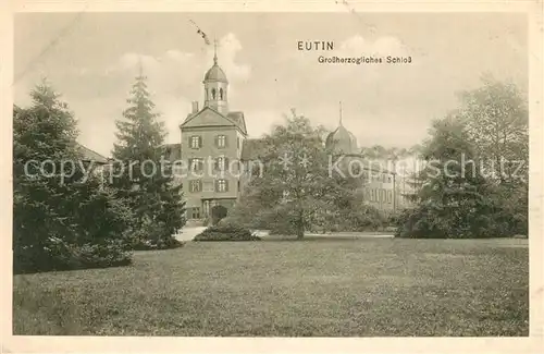 AK / Ansichtskarte Eutin Grossherzogliches Schloss Eutin