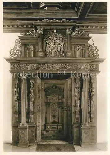 AK / Ansichtskarte Ochsenhausen Benediktinerkloster Saal der Praelatur Ochsenhausen