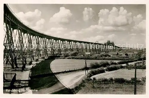 AK / Ansichtskarte Rendsburg Hochbruecke Rendsburg