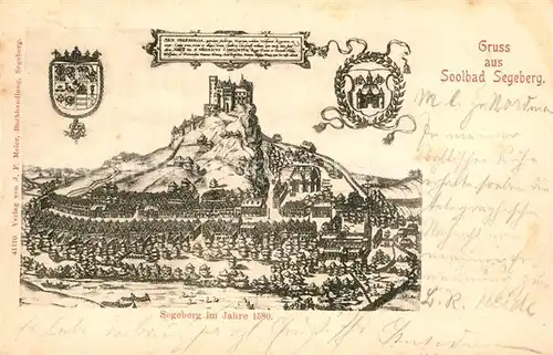 AK / Ansichtskarte Segeberg_Bad Stadtansicht im Jahre 1580 Segeberg_Bad