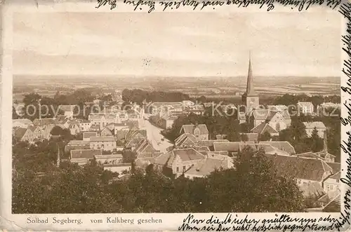 AK / Ansichtskarte Segeberg_Bad Stadtansicht vom Kalkberg Segeberg_Bad