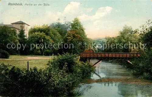 AK / Ansichtskarte Reinbek Bille Bruecke  Reinbek