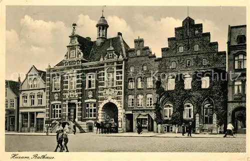 AK / Ansichtskarte Husum_Nordfriesland Rathaus Husum_Nordfriesland