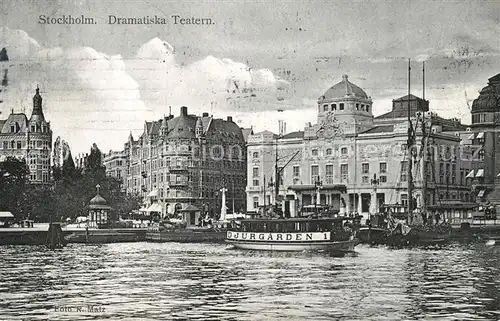 AK / Ansichtskarte Stockholm Theater Stockholm