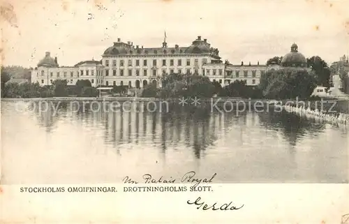 AK / Ansichtskarte Stockholm Drottningholms Slott Stockholm
