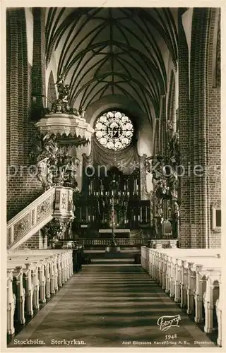 AK / Ansichtskarte Stockholm Storkyrkan Stockholm