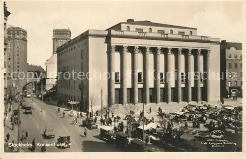 AK / Ansichtskarte Stockholm Konzerthaus Stockholm