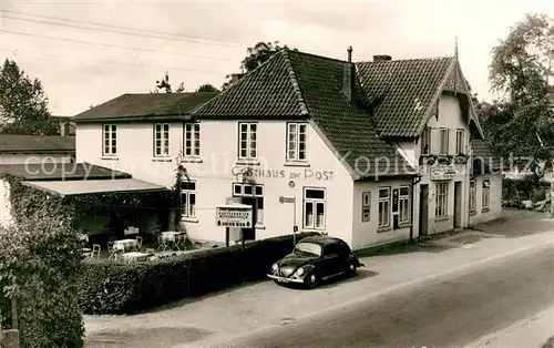 AK / Ansichtskarte Haffkrug_Ostseebad Gasthaus zur Post Haffkrug_Ostseebad