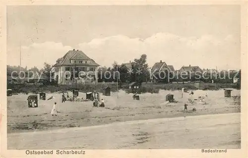 AK / Ansichtskarte Scharbeutz_Ostseebad Badestrand Scharbeutz_Ostseebad