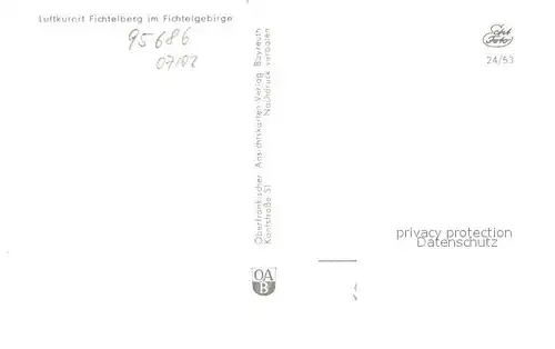 AK / Ansichtskarte Fichtelberg_Bayreuth Hauptstrasse mit Blick zur Kirche Luftkurort im Fichtelgebirge Fichtelberg Bayreuth