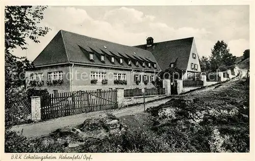 AK / Ansichtskarte Hohenfels_Oberpfalz BRK Erholungsheim Hohenfels Oberpfalz