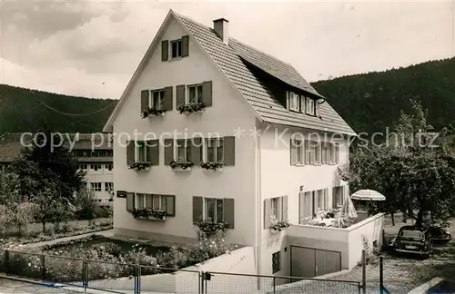 AK / Ansichtskarte Bad_Liebenzell Fremdenheim Sattler Kurort im Schwarzwald Bad_Liebenzell