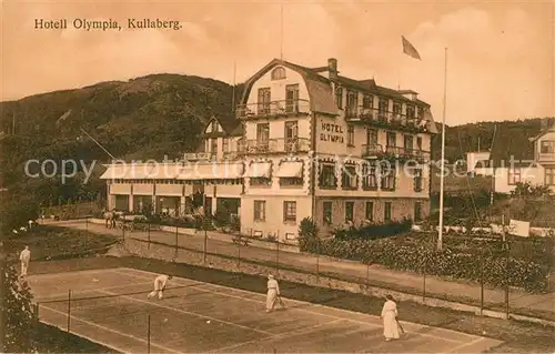 AK / Ansichtskarte Kullaberg_Ransvik Hotel Olympia Tennisplatz 